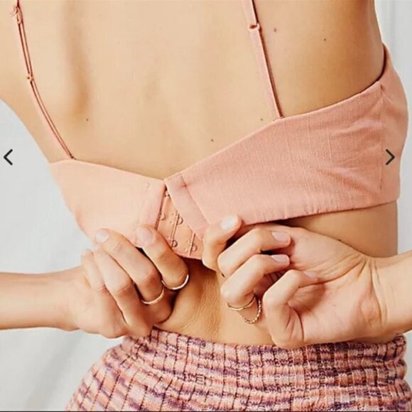 Intimately FP Suri Stretch Woven V-neck Bralette in Canyon moon size Small - Picture 5 of 14